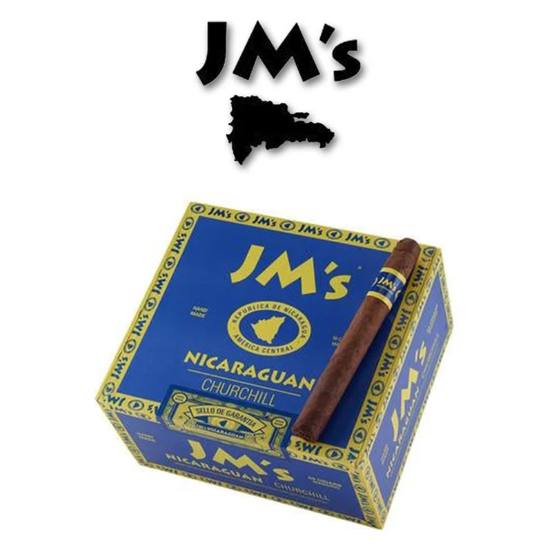 JM's Cigars JM's Nicaraguan · Box of 50 — Churchill Sumatra