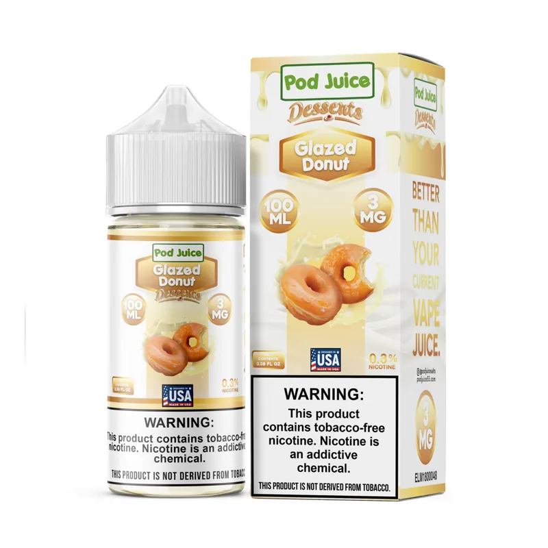 Pod Juice 100mL - Desserts Glazed Donut 6MG