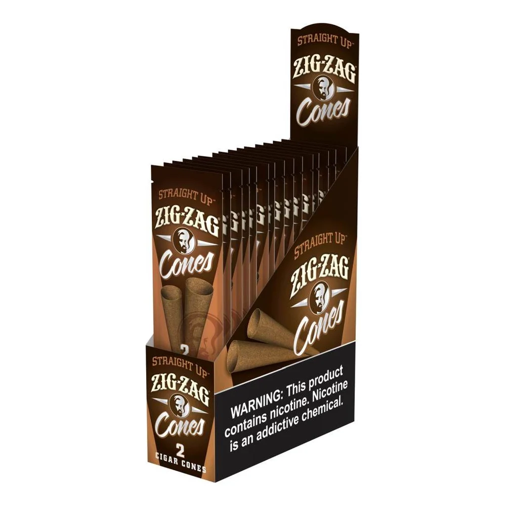 Zig-Zag Tobacco Zig-Zag Cigar Cones · 15 × 2 — Straight Up