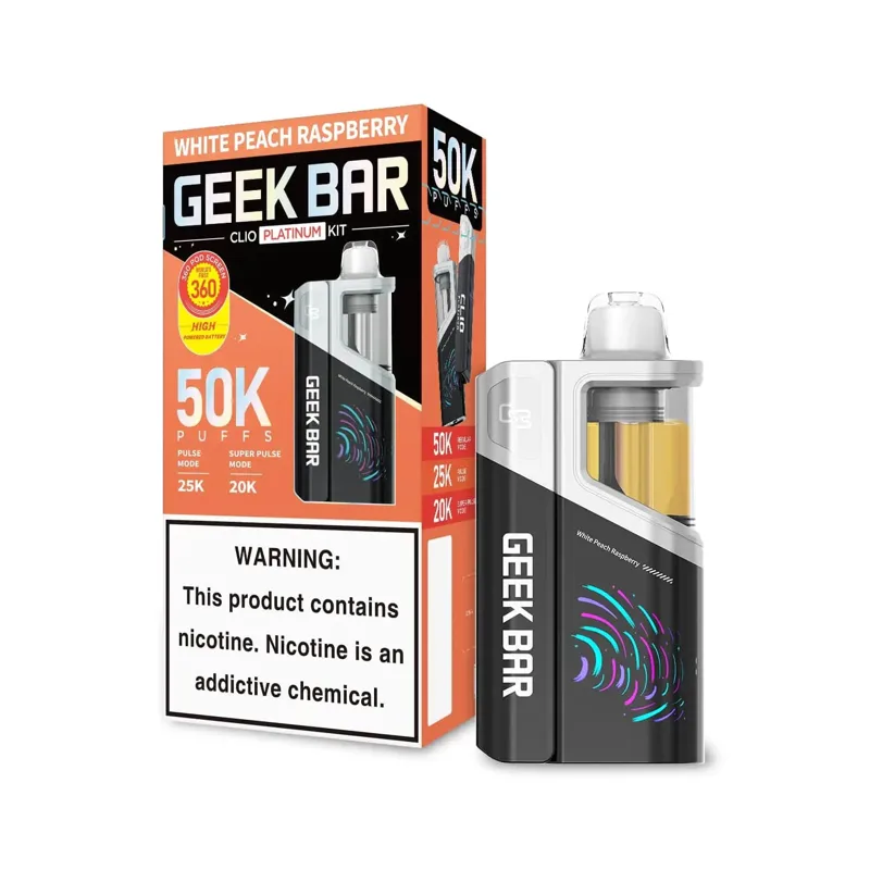 Geek Bar CLIO Kit - White Peach Raspberry