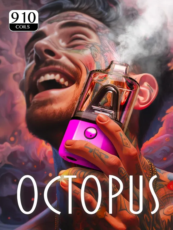 Lookah - Octopus Mini Dab Rig - BLACK