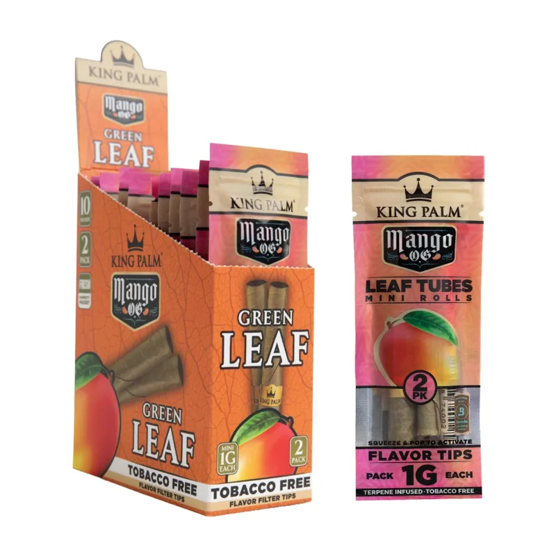 King Palm - Green Leaf Mini Mango OG 2pk 10ct