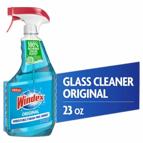 WINDEX  Glass Cleaner Spray 23 OZ with Trigger - ORIG BLUE