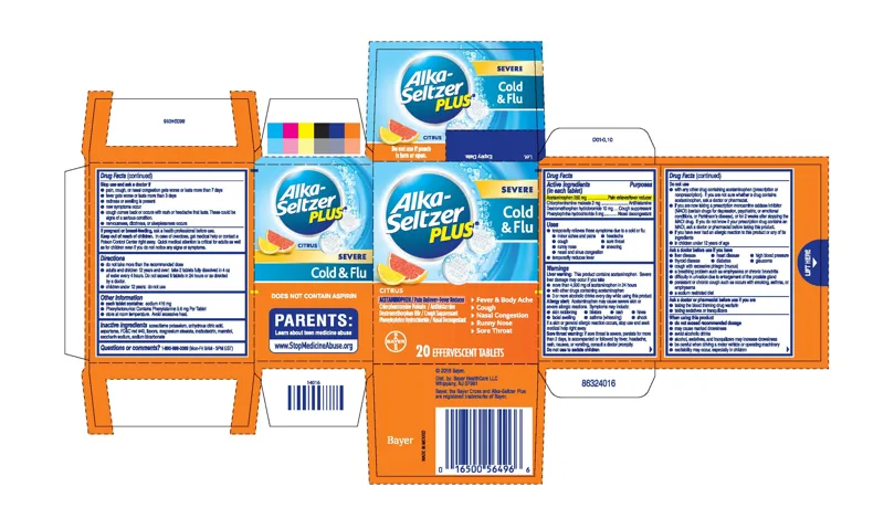 Alka Seltzer - PLUS Sever Cold & Flu