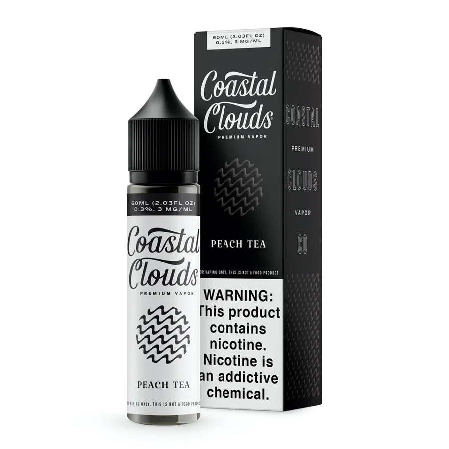 Coastal Clouds 60mL - Peach Tea 0mg