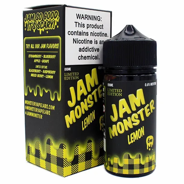 Monster Vape Labs 100mL - Jam Monster Lemon 6mg