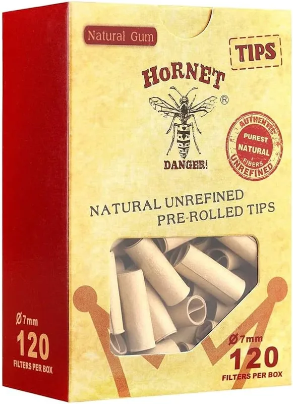Hornet - Natural Unrefined Pre-Rolled Tips