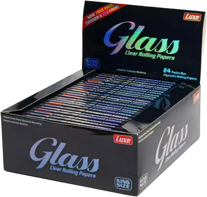 Luxe Glass - Clear Rolling papers King size