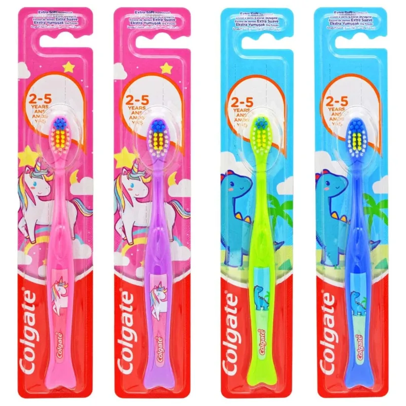 Colgate Kids Toothbrush 2-5 Years Extra Soft Assorted