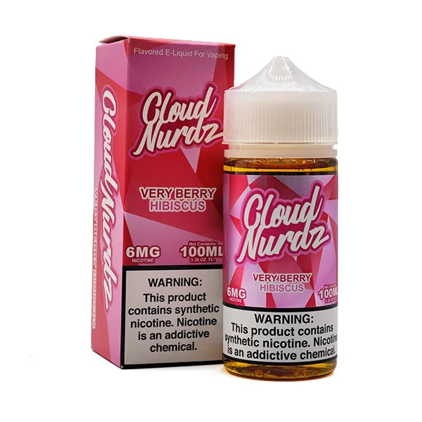 Cloud Nurdz 100mL - Very Berry Hibiscus 6mg