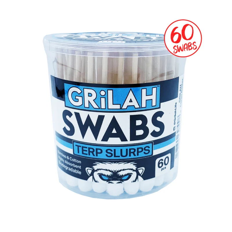 GRiLAH Swabs & Plugs — Swabs Terp Slurps 60 ct