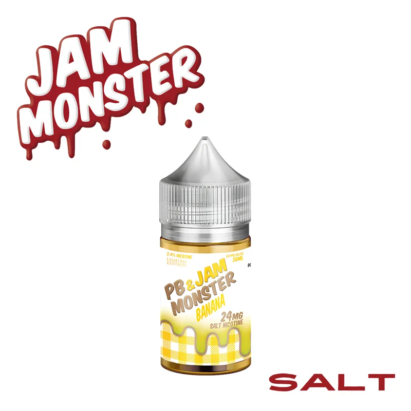 Monster Vape Labs 30mL - PB Jam Monster Banana 48mg