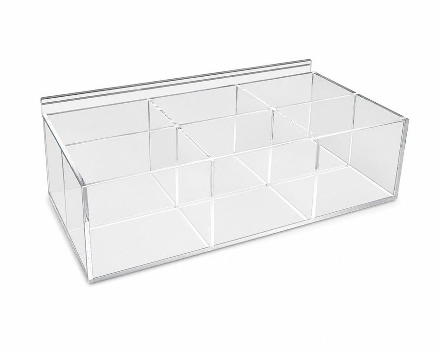 Acrylic Box — Slat Wall Display