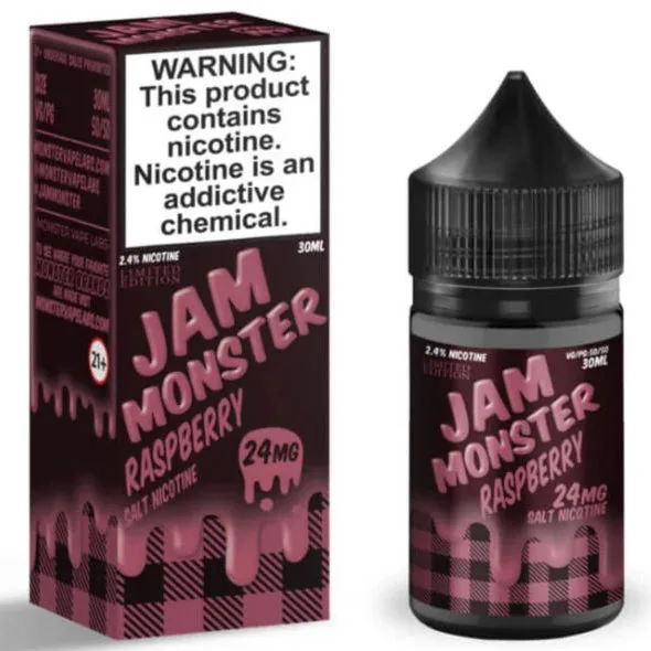 Monster Vape Labs 30mL - Jam Monster Raspberry 24mg
