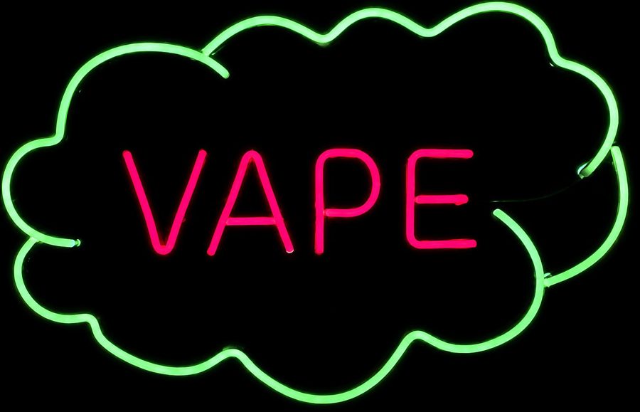 Vape Cloud LED Sign (Cloud Outline)