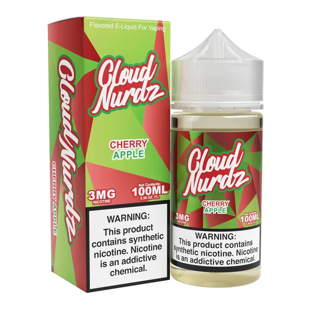 Cloud Nurdz 100mL - Cherry Apple 3mg