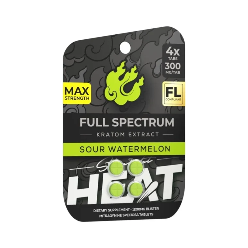 Straight Heat Tablets kratom extract chewable tablets
