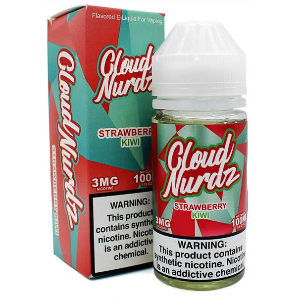 Cloud Nurdz 100mL - Strawberry Kiwi 3mg