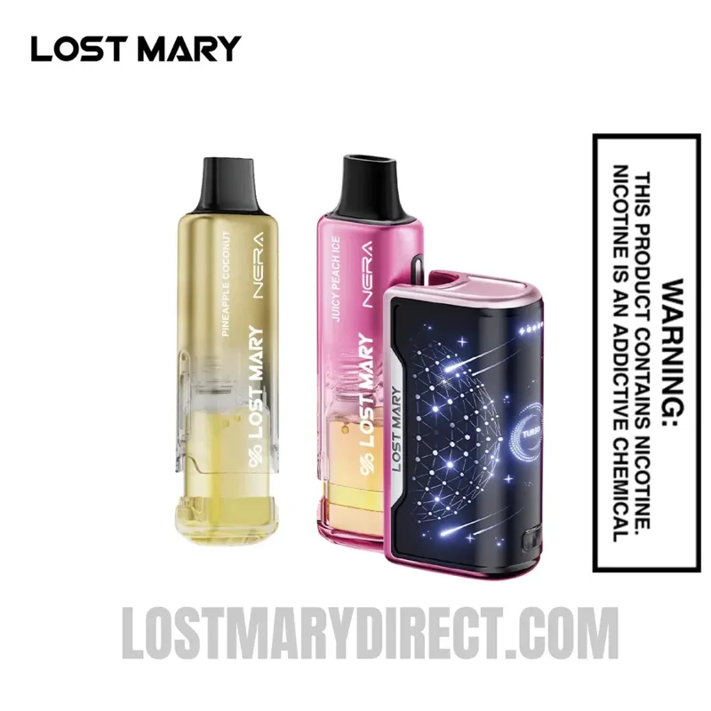 Lost Mary Nera Kit 70K - Pineapple Coconut/Juicy Peach Ice