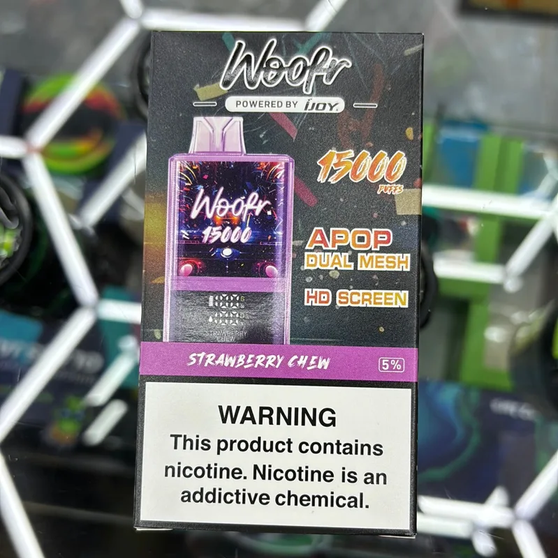 Woofr 15K Puff - Strawberry Chew