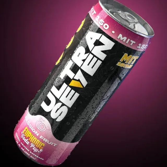 Ultra Seven - Euphoric Soda Pop 12pk - Passion Fruit