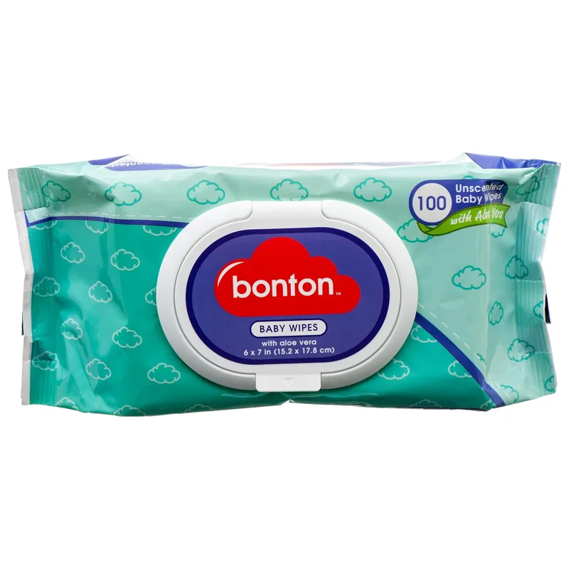 Bonton - Baby Wipes With Aloe Vera