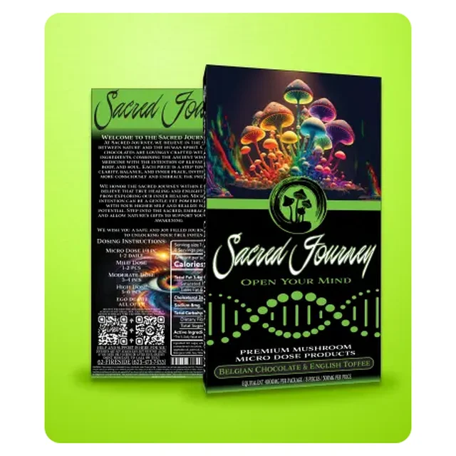 Sacred Journey Mushroom Chocolate Bars — English Toffee