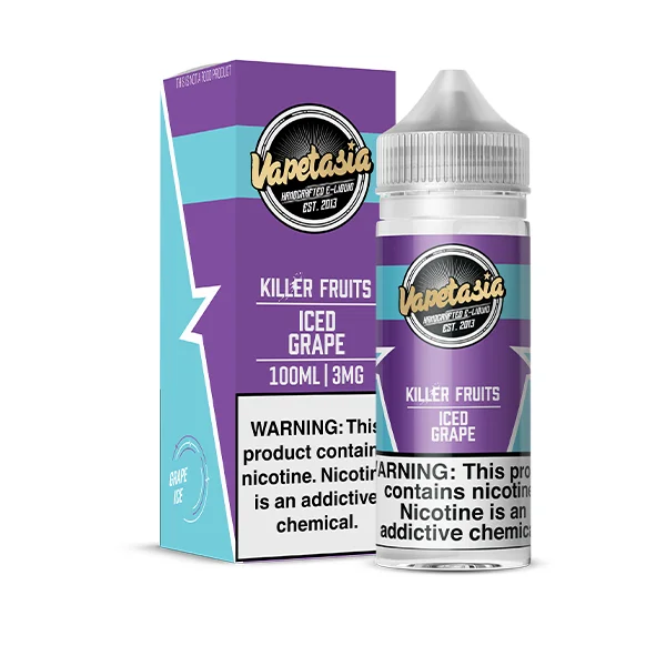 Vapetasia 100ml - Grape ICED 3mg