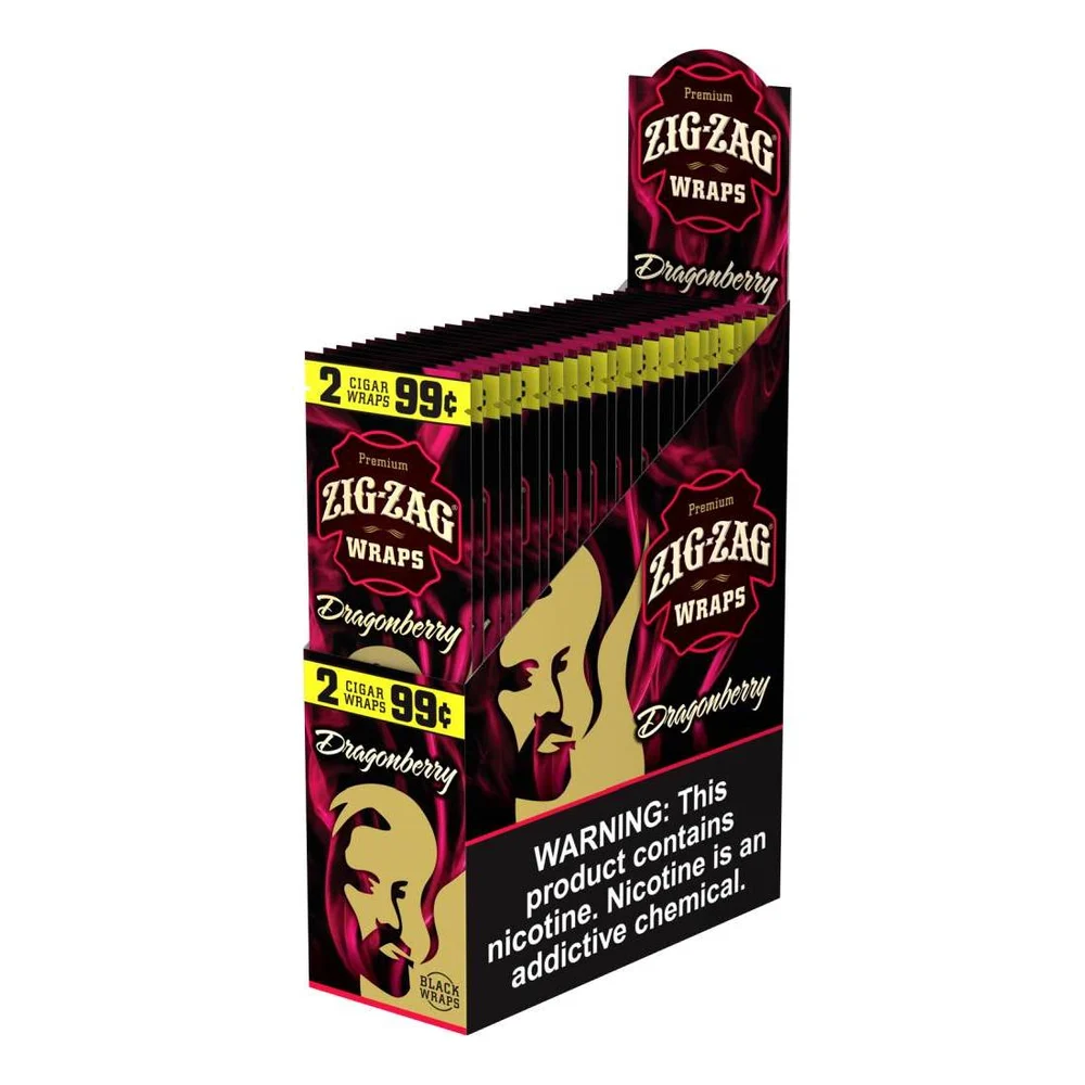Zig Zag Cigar Wraps - Dragonberry
