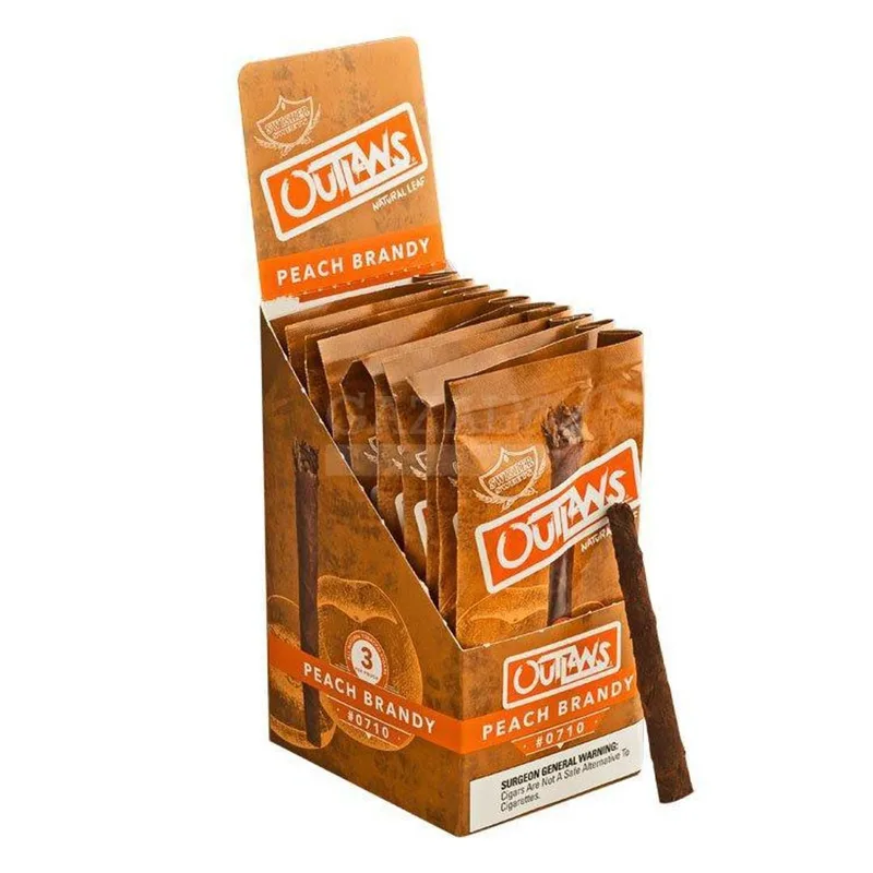 Swisher Sweets Leaf Wraps - 3ct Peach Brandy
