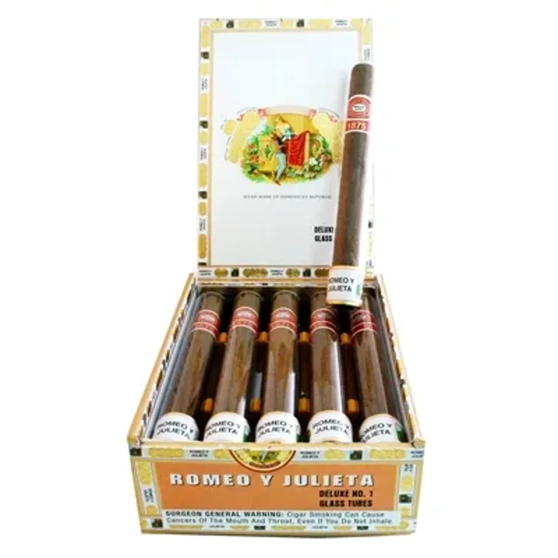 Romeo Y Julieta - Deluxe 1 Glass Tubes 10 Cigars