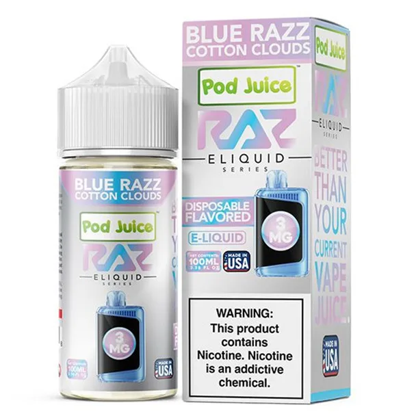 Pod Juice 100mL - Cotton Clouds 3MG