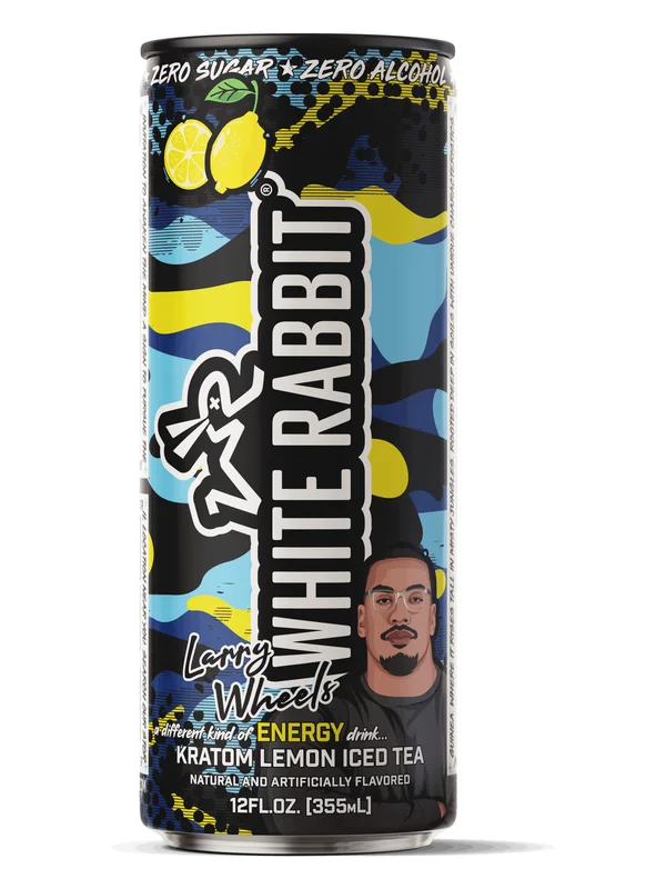 White Rabbit Kratom Social Tea — Larry Wheels Lemon Iced Tea