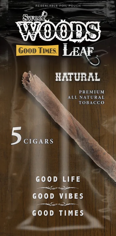 Good Times Sweet Woods Leaf 6/5ct - Natural