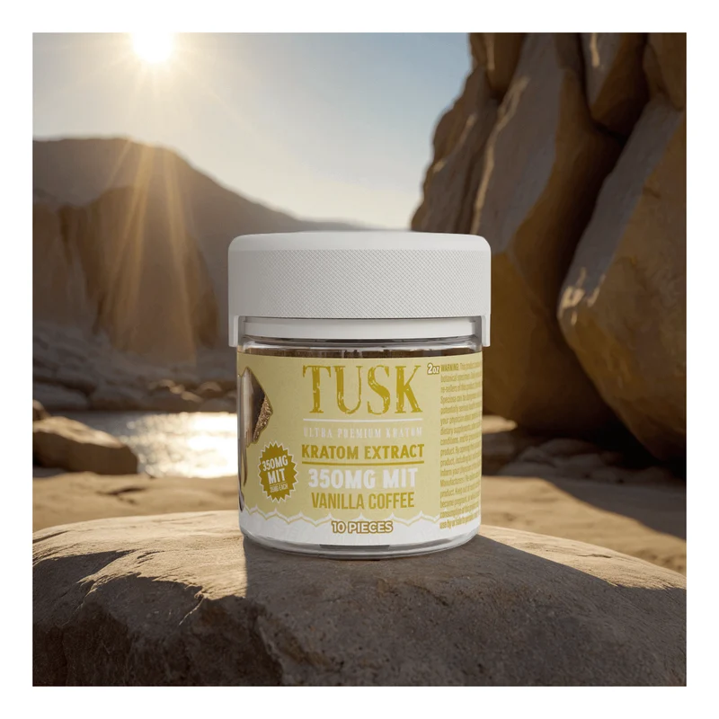 Tusk Gummy - Vanilla Coffee 350mg 12pk