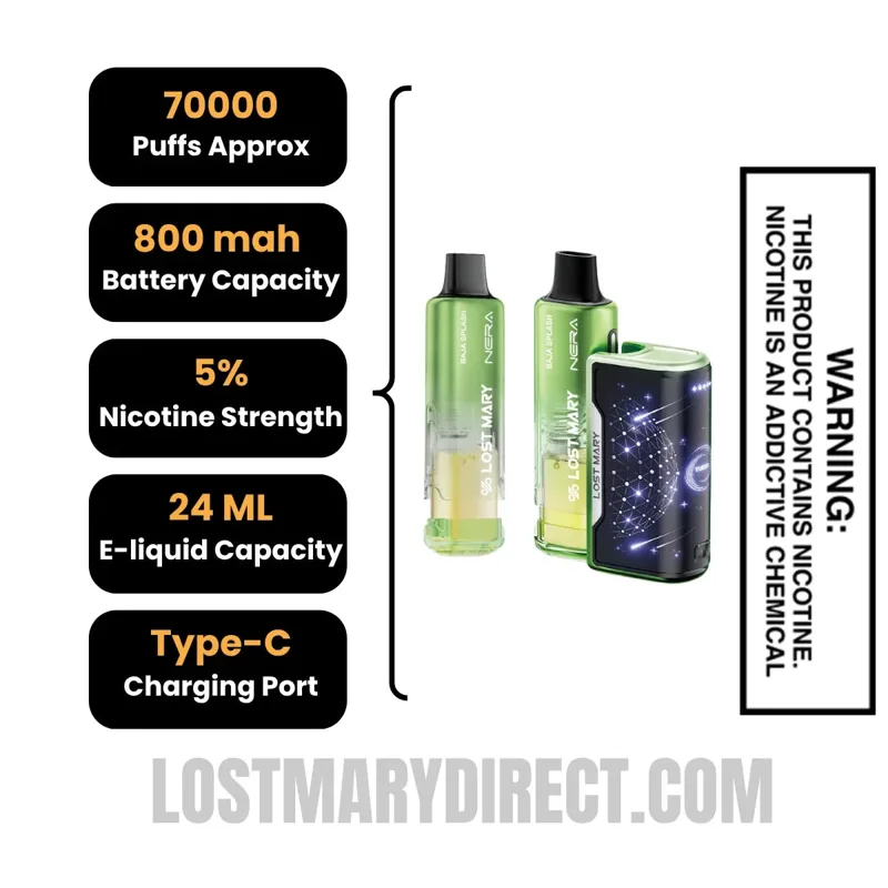 Lost Mary Nera Kit 70K - Hawaiian Punch/Baja Splash