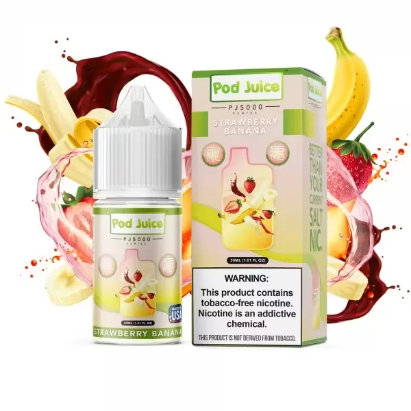 Pod Juice Bar Edition 30mL - Strawberry Banana 55mg