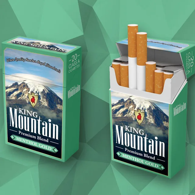 King Mountain - Menthol Gold 100