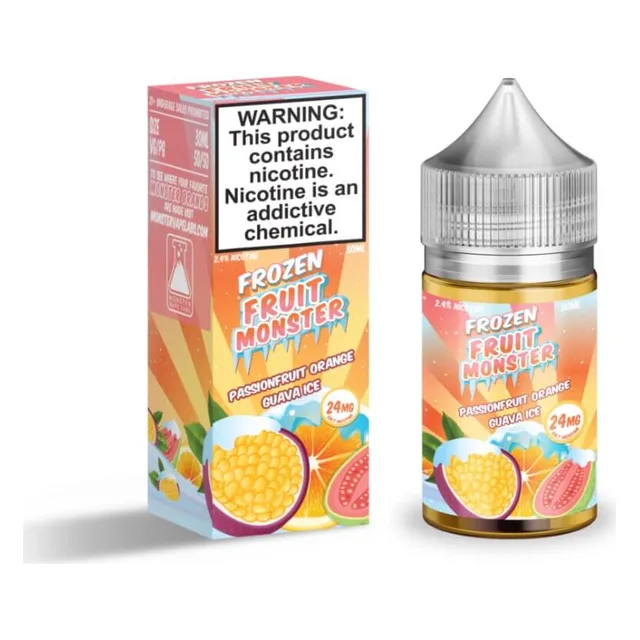 Monster Vape Labs 30mL - Frozen Fruit Monster Passionfruit Orange Guava Ice 24mg