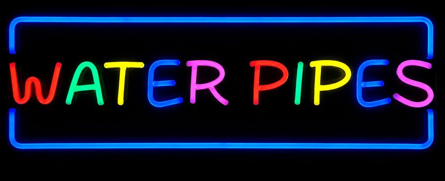 Water Pipes LED Sign